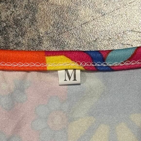 Maxi Dress Patchwork Boho Hippie Psychedelic Retro 70s Festival Colorful Medium - Picture 3 of 6